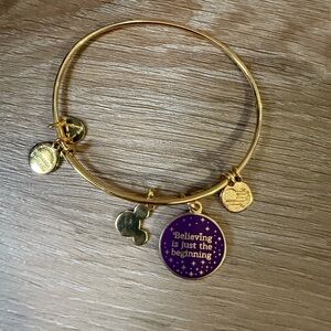 Alex and Ani Disney Gold Charm Bracelet
